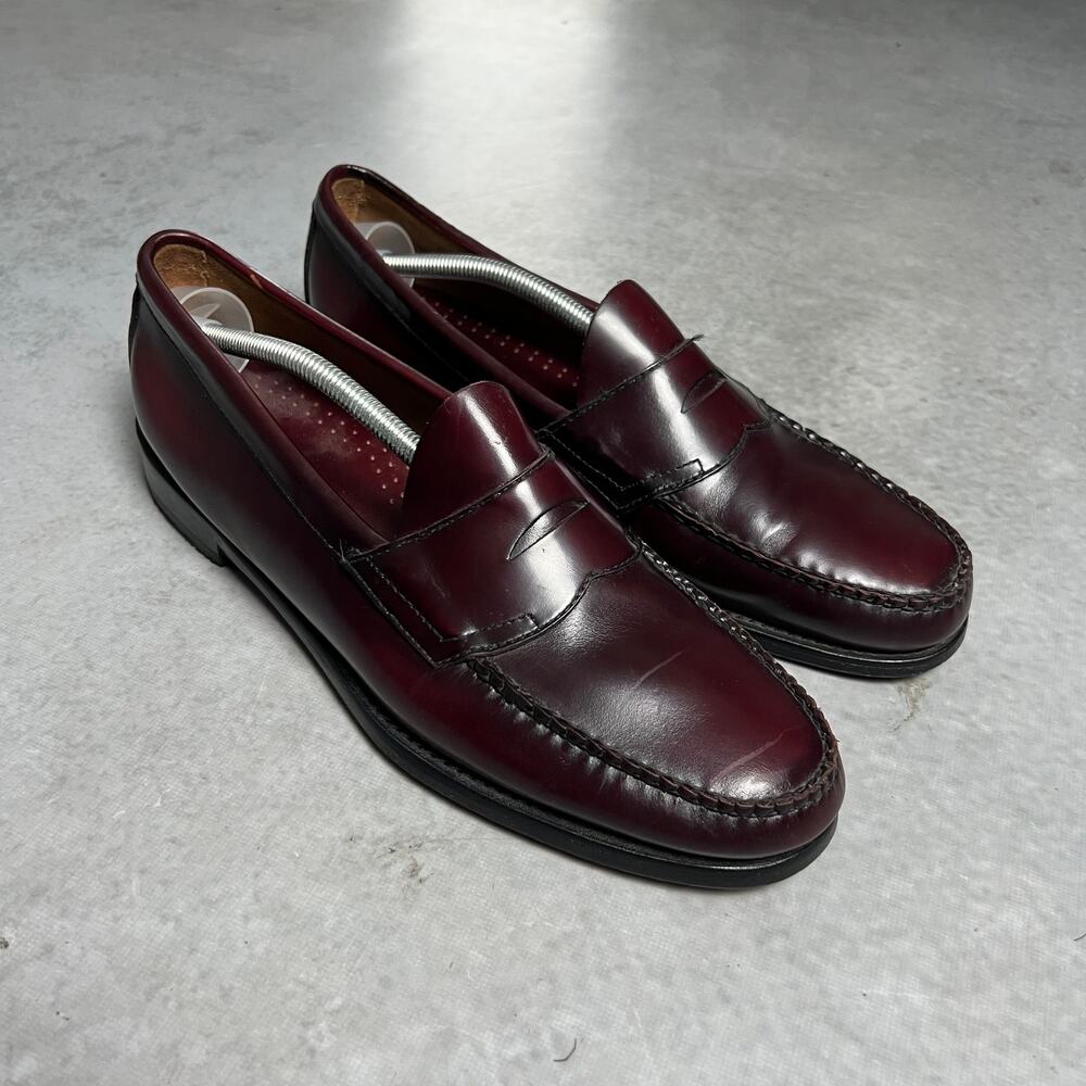 G.H. Bass & Co. Weejuns Burgundy Leather Penny Loafers Men’s Size US 12 Levin